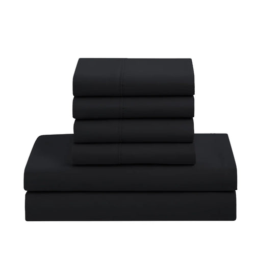 All Season Bed-in-A-Bag 5pc/7pc Solid Color Comforter & Sheet Set Ultra Soft Bedding by Sweet Home Collection