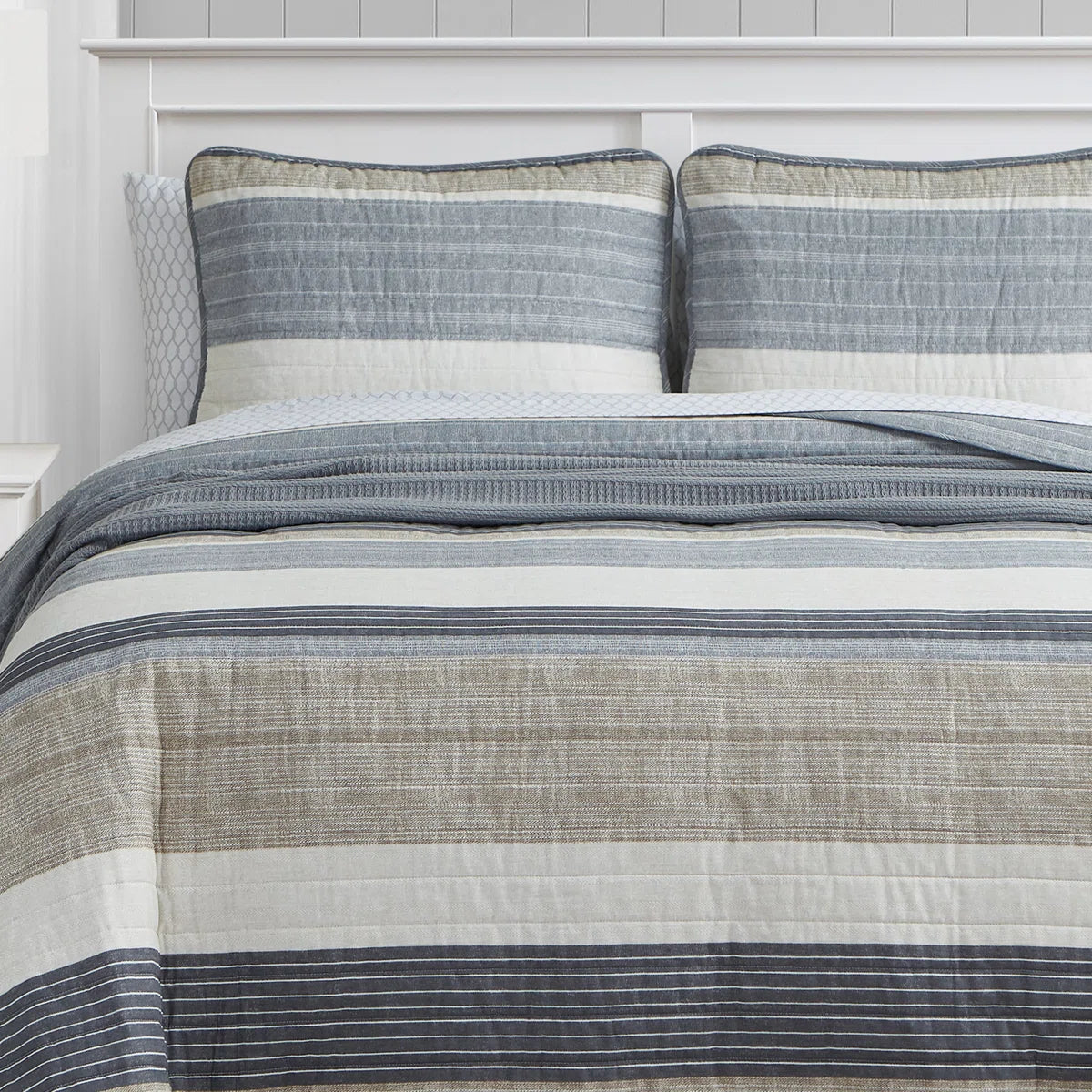 Ridgeport Cotton Reversible Quilt Set