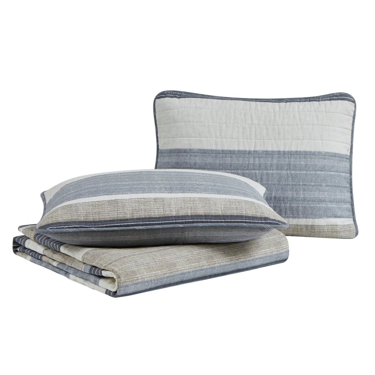 Ridgeport Cotton Reversible Quilt Set